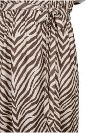 thumbnail: Miss Etam Plus zomerjurk met zebraprint zand