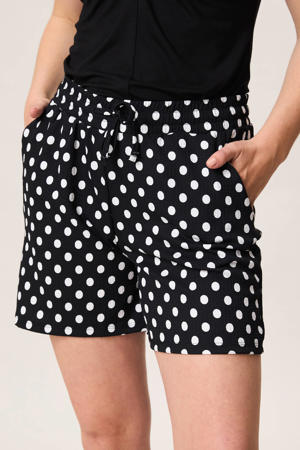 regular high waist casual short zwart