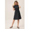 Miss Etam zomerjurk met stippen zwart