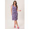 Miss Etam midi jurk met print - blauw