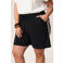 Miss Etam Plus regular high waist casual short zwart