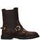 Fred de la Bretoniere leren chelsea boots - donkerbruin