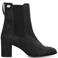 Fred de la Bretoniere Farah Chelsea leren suède chelsea boots met hak - donkerblauw