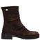 Fred de la Bretoniere Flint Jimmy leren suède enkelboots - donkerbruin