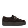 Fred de la Bretoniere Edia Reva leren loafers met franjes - donkerbruin