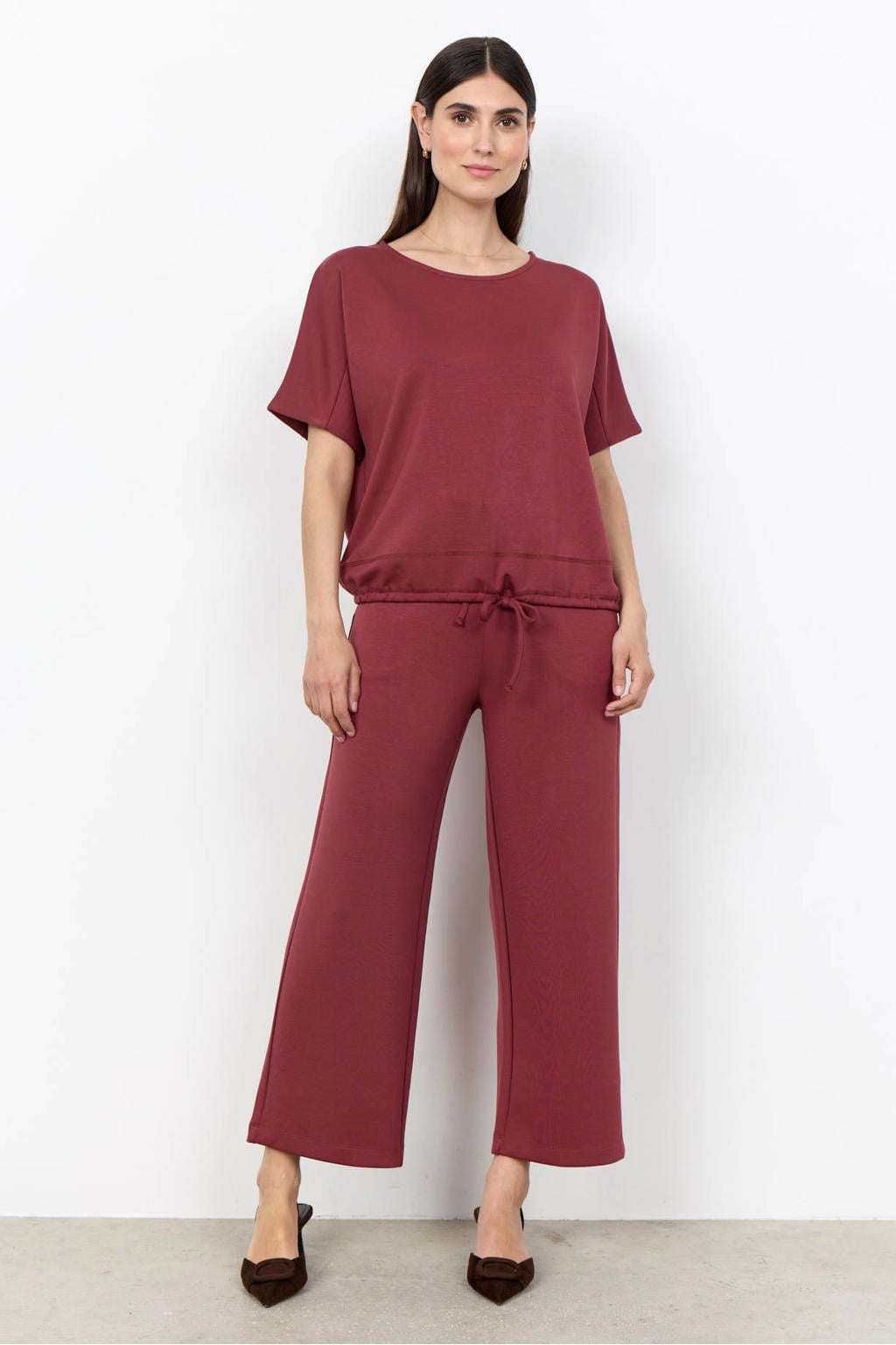 Soyaconcept modal blouse - donkerrood