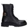 Braqeez leren enkelboots - zwart