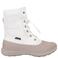 Luhta Tuttu snowboots met profielzool - ecru/zand