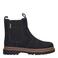 Braqeez suèdelook enkelboots - zwart