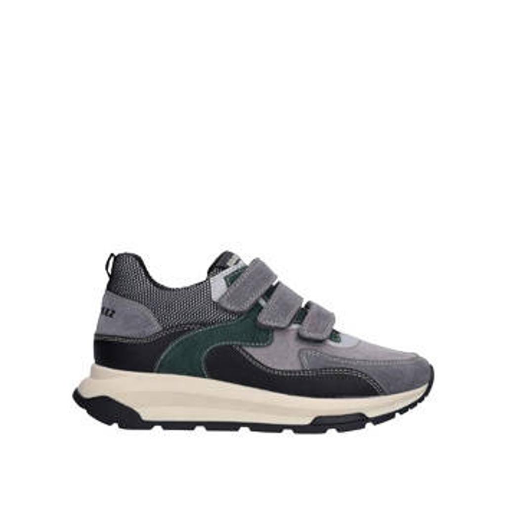 Braqeez suède sneakers - antraciet