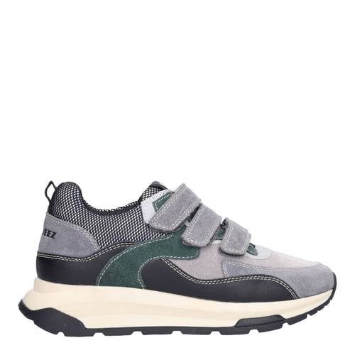Braqeez suède sneakers antraciet