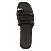 thumbnail: Sacha leren slippers zwart