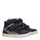 BunniesJR leren sneakers - donkerblauw/taupe