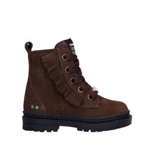 Bunnies JR BunniesJR leren enkelboots donkerbruin