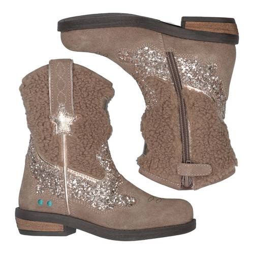 Bunnies JR BunniesJR teddy enkelboots grijs