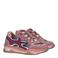 BunniesJR leren sneakers met dierenprint - roze/donkerrood