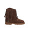 BunniesJR suède enkelboots - donkerbruin
