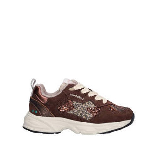 Bunnies JR BunniesJR leren sneakers donkerbruin