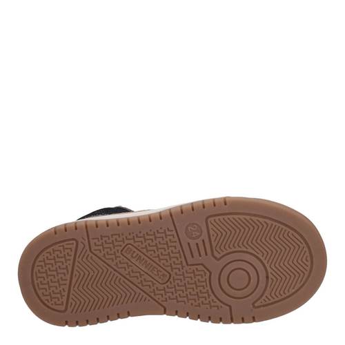 Bunnies JR BunniesJR leren sneakers antraciet/beige