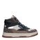BunniesJR leren sneakers - antraciet/beige