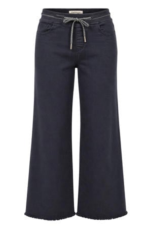 wide leg jeans marineblauw