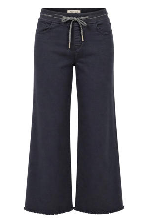 wide leg jeans marineblauw