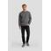 REPLAY regular fit sweater - donkergrijs