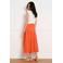 LOLALIZA broderie midi rok - oranje