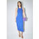 Mango halterjurk blauw