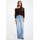 Morgan off shoulder gebreide trui - donkerbruin