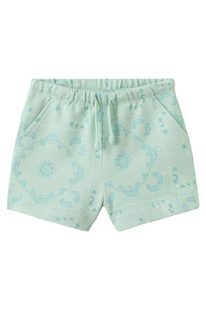 sweatshort lichtgroen
