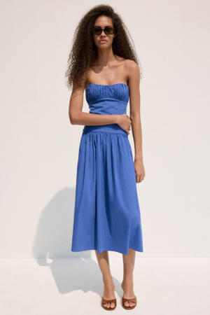 zomerjurk blauw
