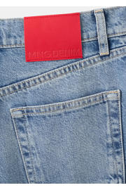 thumbnail: Mango high waist mom jeans medium blue denim