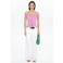 Mango off shoulder top roze