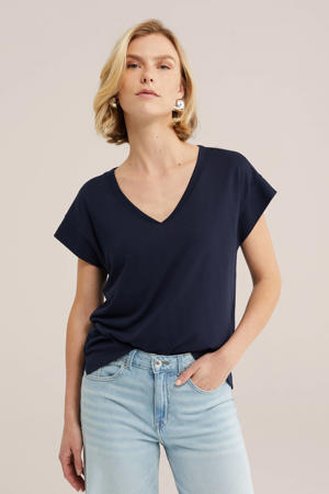 T-shirt - donkerblauw