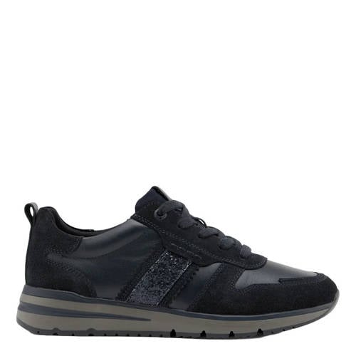 Medicus leren sneakers donkerblauw