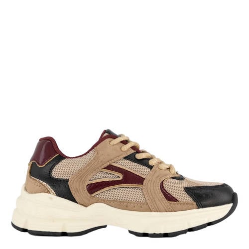 Graceland chunky sneakers bordeaux/beige – Bordeaux /beige