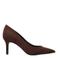 Graceland suèdelook pumps met naaldhak - bruin