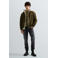 REPLAY bomberjack met borduursels en backprint - military brown