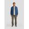 REPLAY regular fit denim casual overhemd - mediumblauw