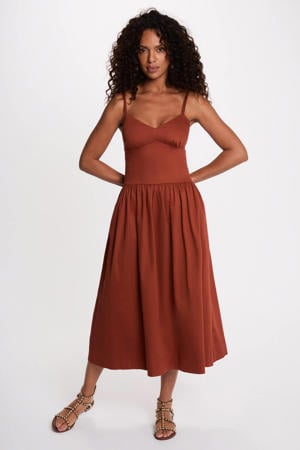zomerjurk cognac