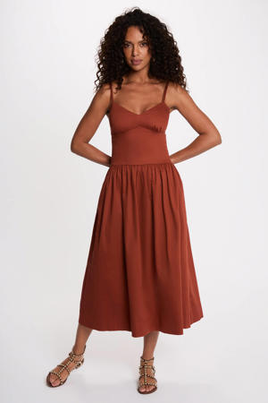 zomerjurk cognac