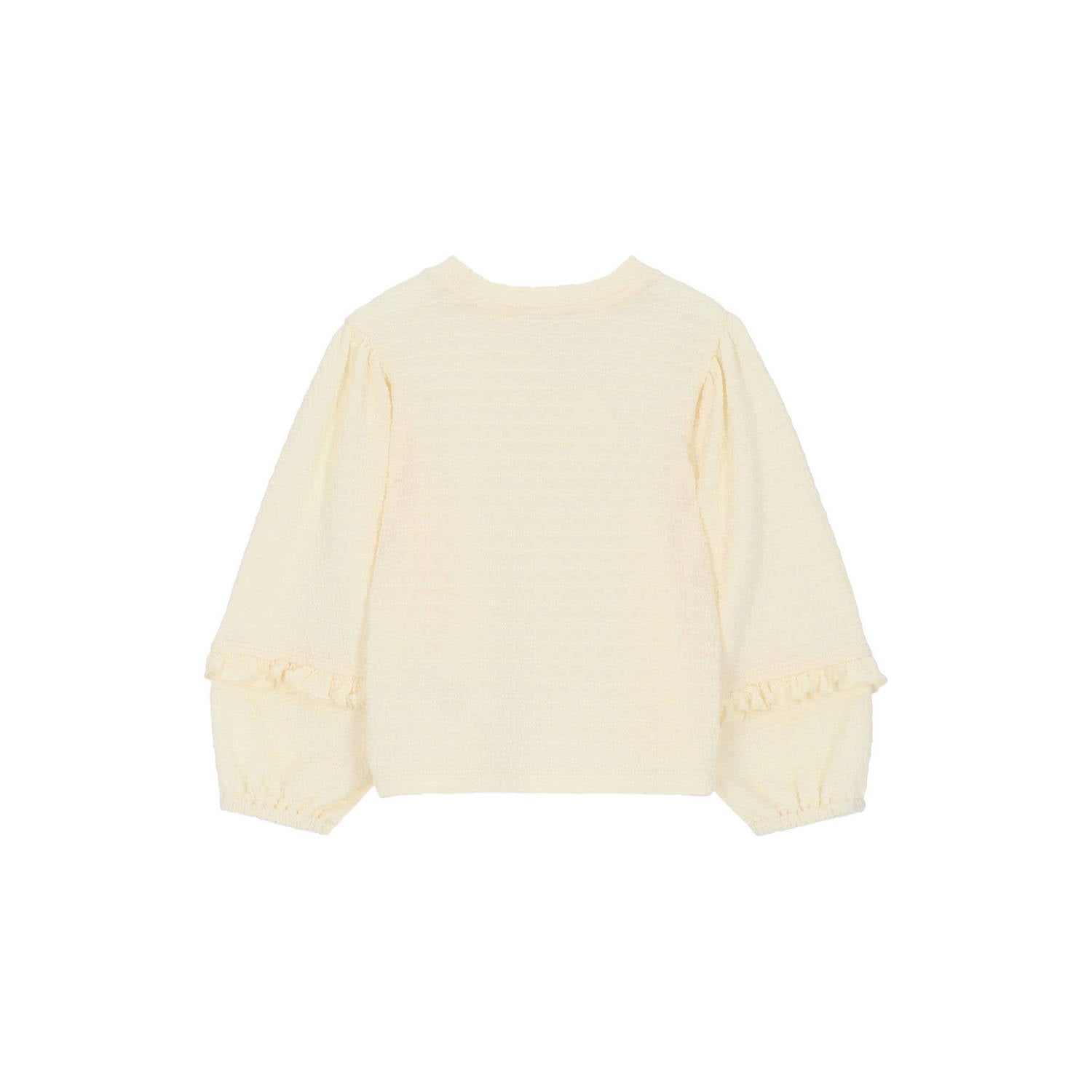 Le Chic blousetop met ruches offwhite