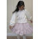 Le Chic blousetop met ruches - offwhite