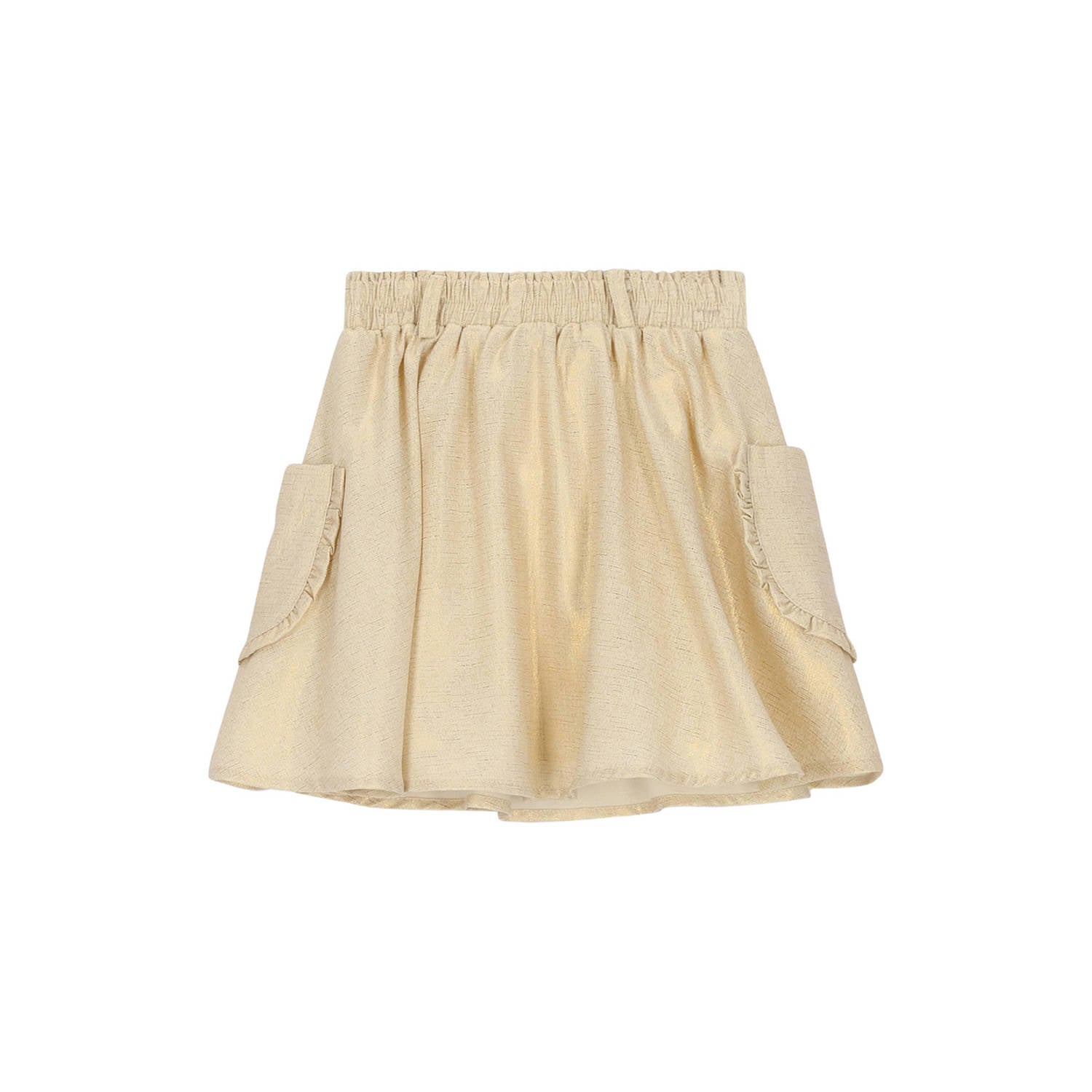 Le Chic korte A-lijn rok goud