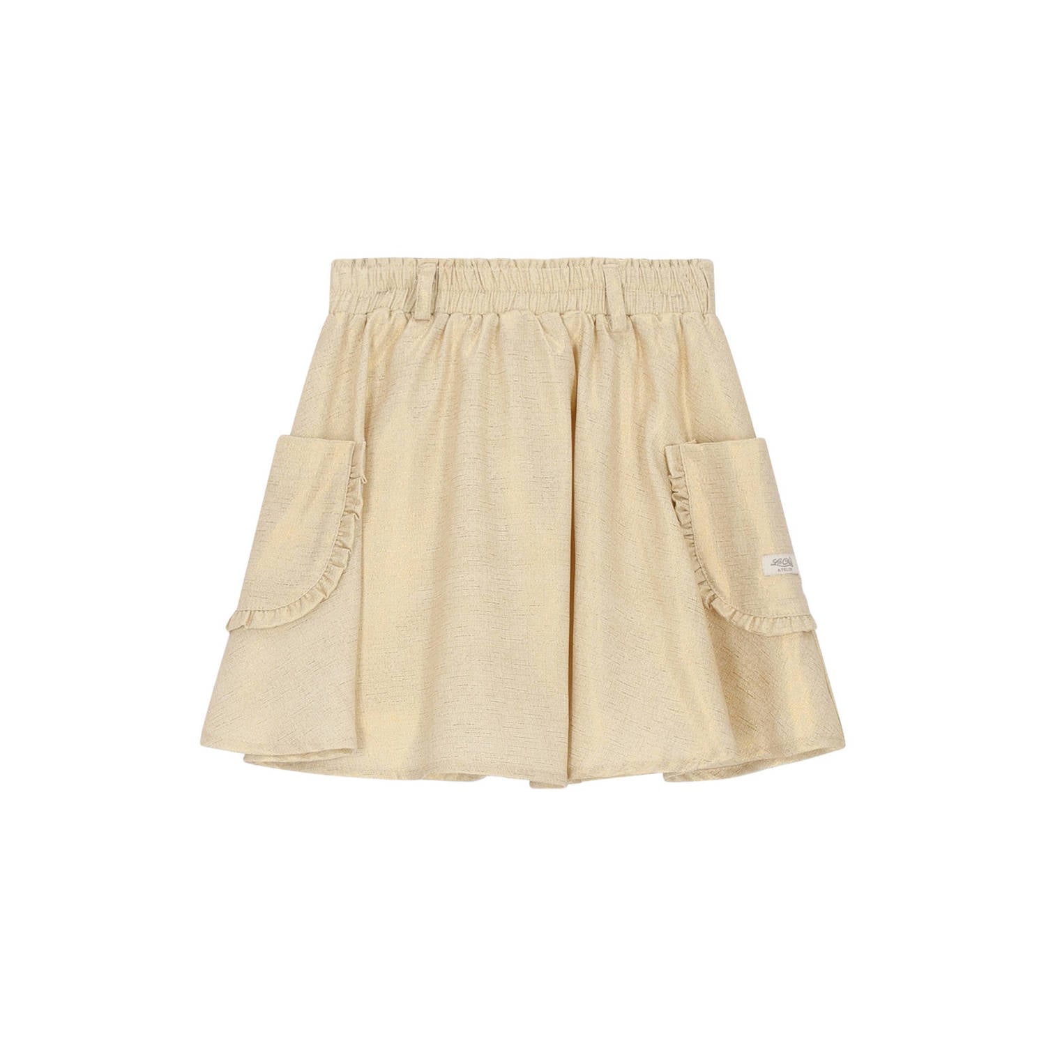 Le Chic korte A-lijn rok goud