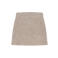 Le Chic gebreide korte rok - zand