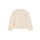 Le Chic blousetop met print en strass-steentjes - ecru