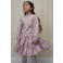 Le Chic korte tule rok met glitters - roze