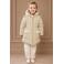 Le Chic gewatteerde winterjas - beige